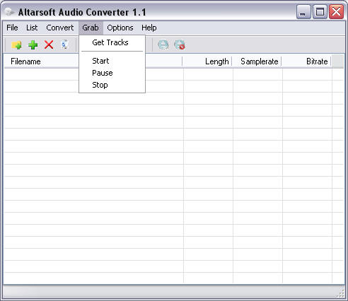 Altarsoft Audio Converter screenshot